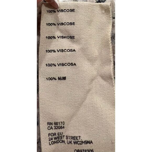 Free People Women's Maxi Skirt Small Multicolor Snake Print‎ Button Front - Picture 7 of 11